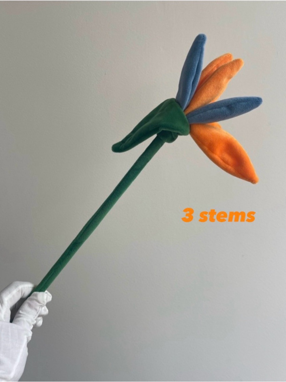 CJ Hendry plush bird of paradise flower x3